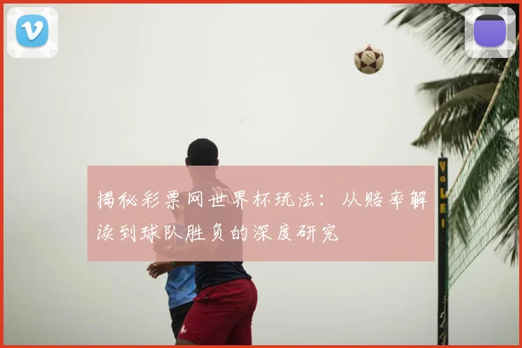 揭秘彩票网世界杯玩法：从赔率解读到球队胜负的深度研究